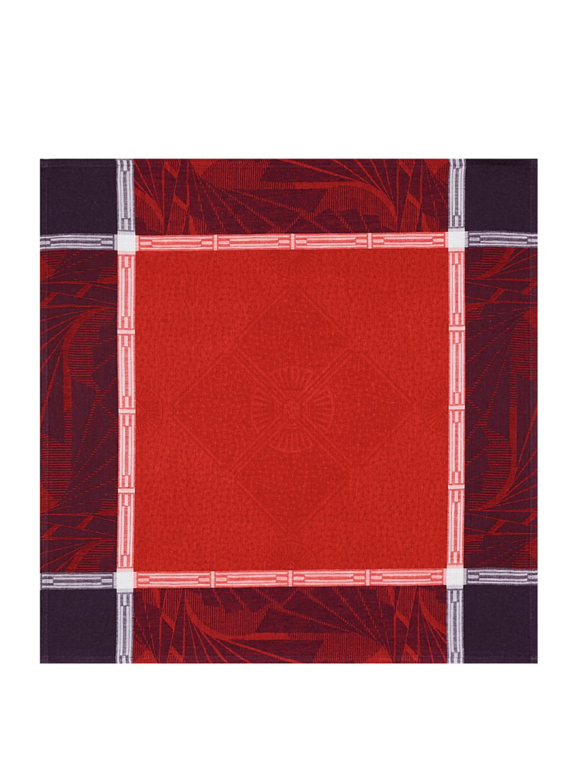 Khăn trải bàn ăn NAPKIN PALACE RED 58X58 50% COTTON- 50 % LINEN - 23576