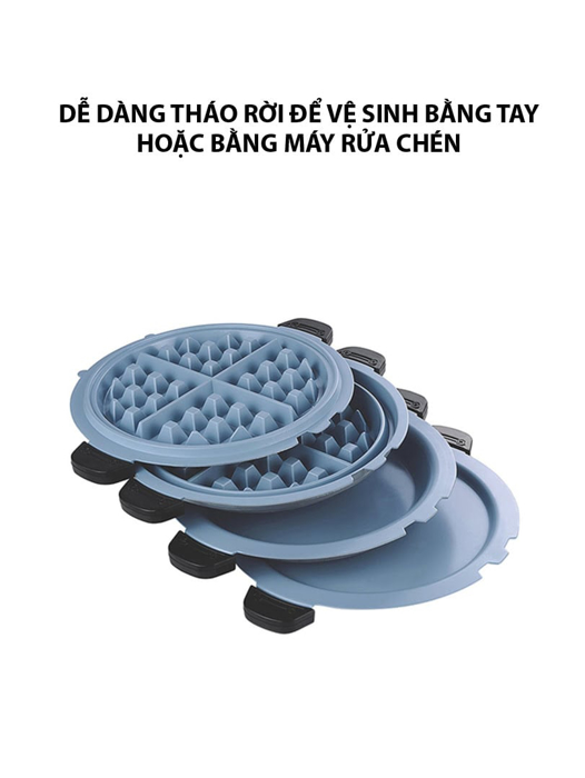 Máy làm bánh Waffle và đồ ăn sáng đa năng Hamilton Beach 26049-IN