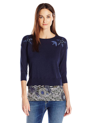 Áo dài tay size  S,   72J2YP65000S,   Desigual   SS17-1