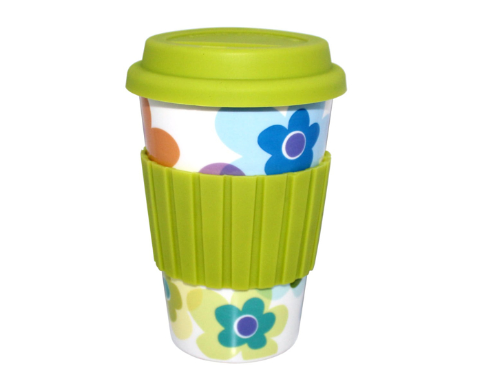 Ly sứ Moriitalia 400ml có nắp silicon nhiều màu - B106-X077