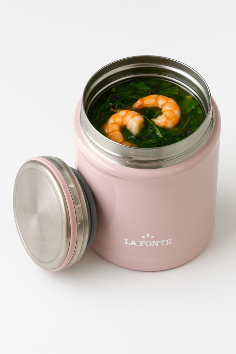 Bình giữ nhiệt đựng thức ăn inox 304 La Fonte HIRU 420 ml - 012348-PIN