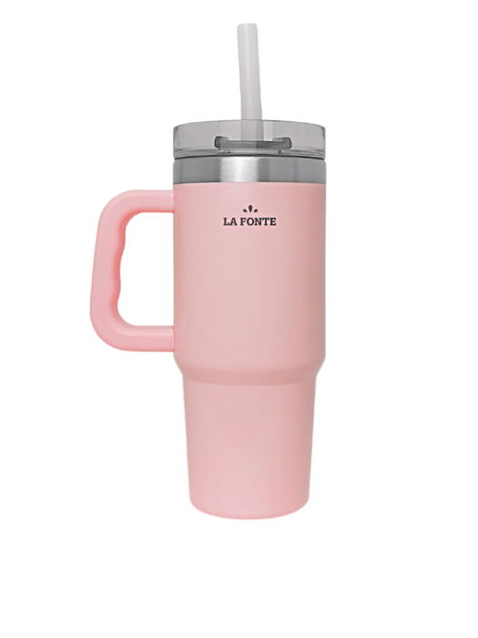 Ly Giữ Nhiệt La Fonte Kèm Ống Hút-530ml-014700-PIN