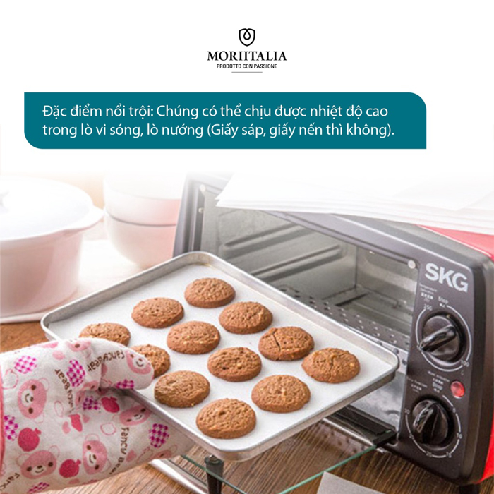 Giấy chống dính KOKUSAI không thấm dầu, mịn, chống dính tốt Moriitalia GCDD00004756