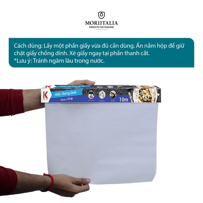 Giấy chống dính KOKUSAI không thấm dầu, mịn, chống dính tốt Moriitalia GCDD00004756