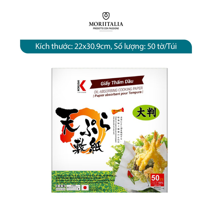 Giấy thấm dầu Kokusai tiện lợi Moriitalia GTDD00004787