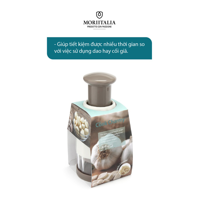 Dụng cụ cắt tỏi La Fonte dễ dàng cầm tay, tiện dụng Moriitalia 006576