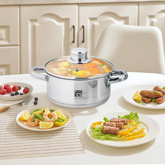 Bộ nồi nấu ăn CS BELM 7 món 054953