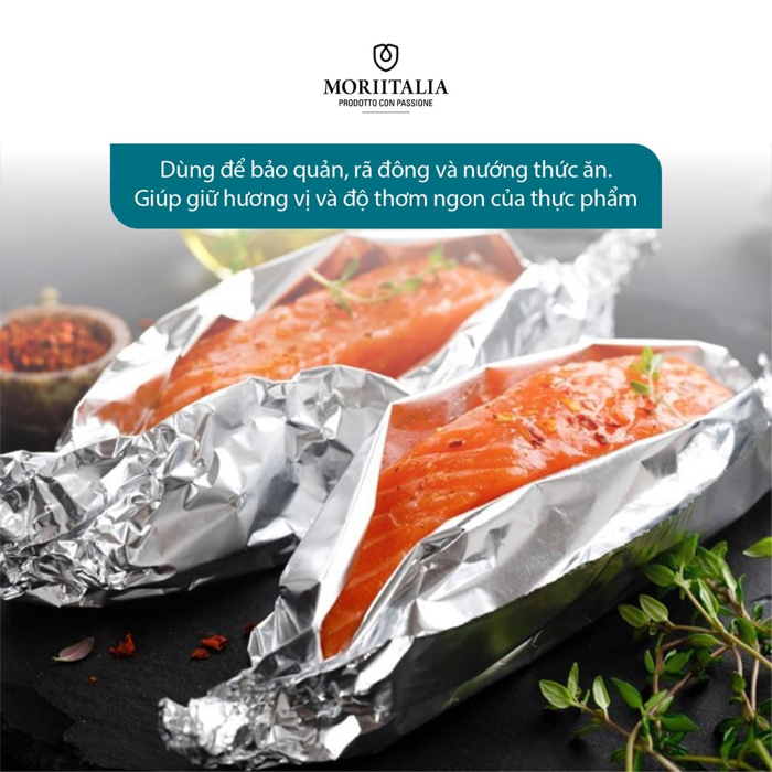 Màng nhôm TP (giấy bạc) Annapurna bọc thực phẩm Moriitalia MNTP00003117