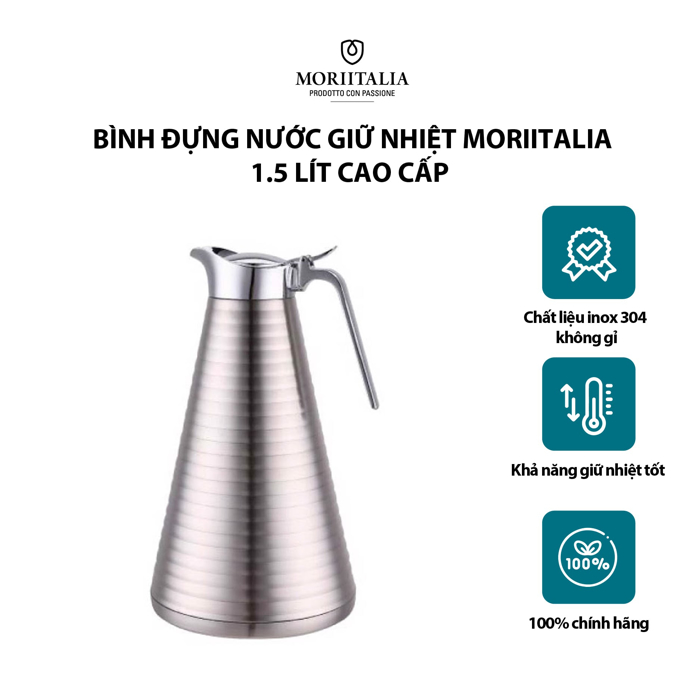 Bình đựng nước giữ nhiệt Moriitalia 1.5L-3000181