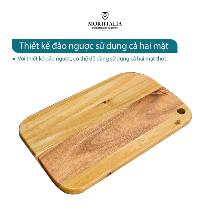 Thớt gỗ tràm Moriitalia kháng khuẩn đa dụng THOT00008372