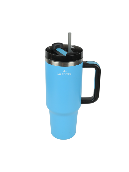 Ly giữ nhiệt 2 lớp SUS304 kèm ống hút La Fonte có tay cầm 1200ml - 012898