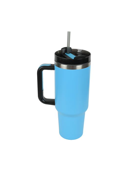 Ly giữ nhiệt 2 lớp SUS304 kèm ống hút La Fonte có tay cầm 1200ml - 012898