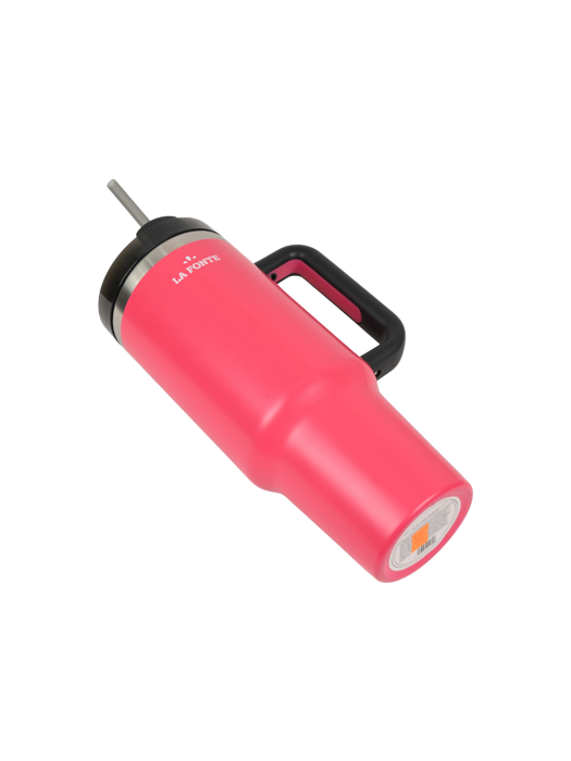 Ly giữ nhiệt 2 lớp SUS304 kèm ống hút La Fonte có tay cầm 1200ml - 012898