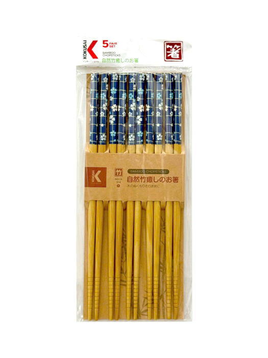 Đũa Tre Nhật Bản Vỉ 5 Đôi Kokusai NDCK-05A