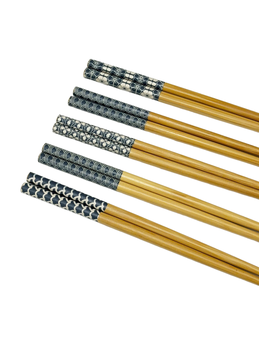 Đũa Tre Nhật Bản Vỉ 5 Đôi Kokusai 22.5cmx7.5mm NDCK-06B