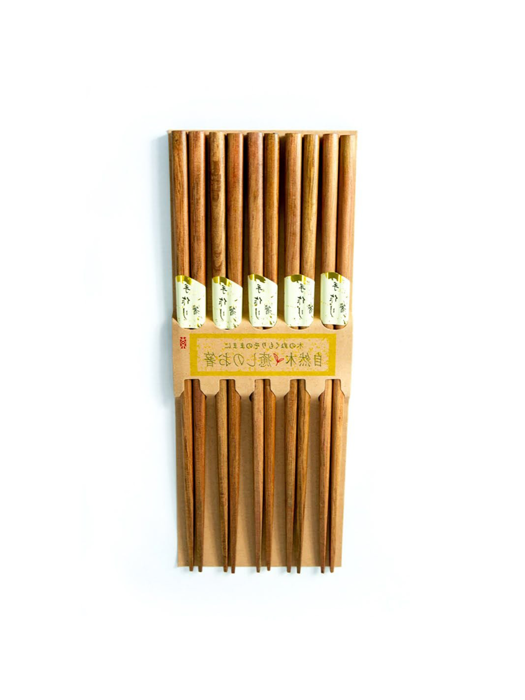 Đũa gỗ Nhật Bản vỉ 5 đôi KOKUSAI NDCK-22