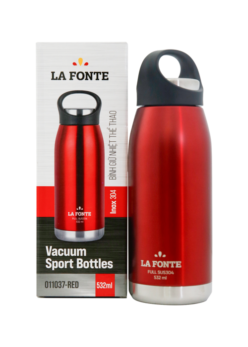 Bình giữ nhiệt thể thao 532ml Lafonte 011037-RED