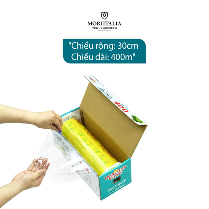 Màng bọc thực phẩm Las Palms 400 TỰ HUỶ SINH HỌC sản xuất Hàn Quốc - Chính hãng Moriitalia MBTP00006385