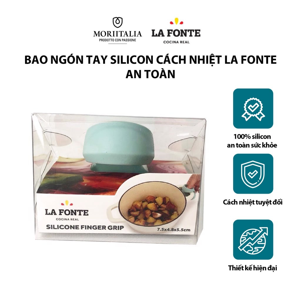 Bao ngón tay Silicon cách nhiệt La Fonte an toàn Moriitalia 000990