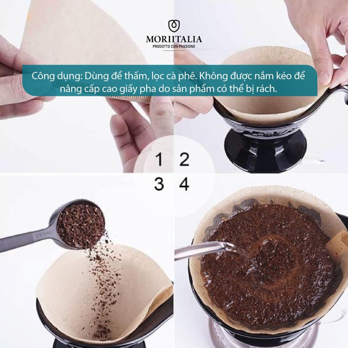 Giấy thấm lọc Kokusai Coffee Filter chính hãng Moriitalia GTL000900112