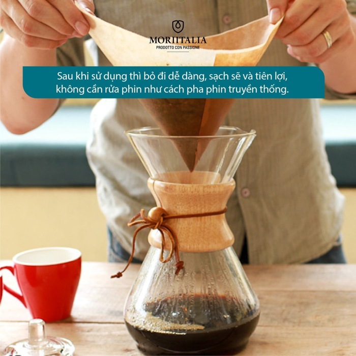 Giấy thấm lọc Kokusai Coffee Filter chính hãng Moriitalia GTL000900112