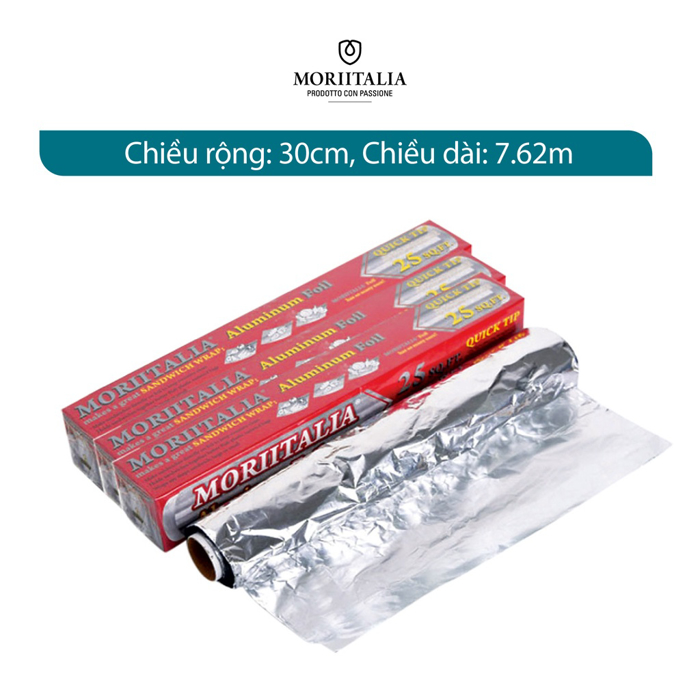 Giấy bạc Moriitalia bọc thực phẩm 30cmx7.62m MNTP00003131