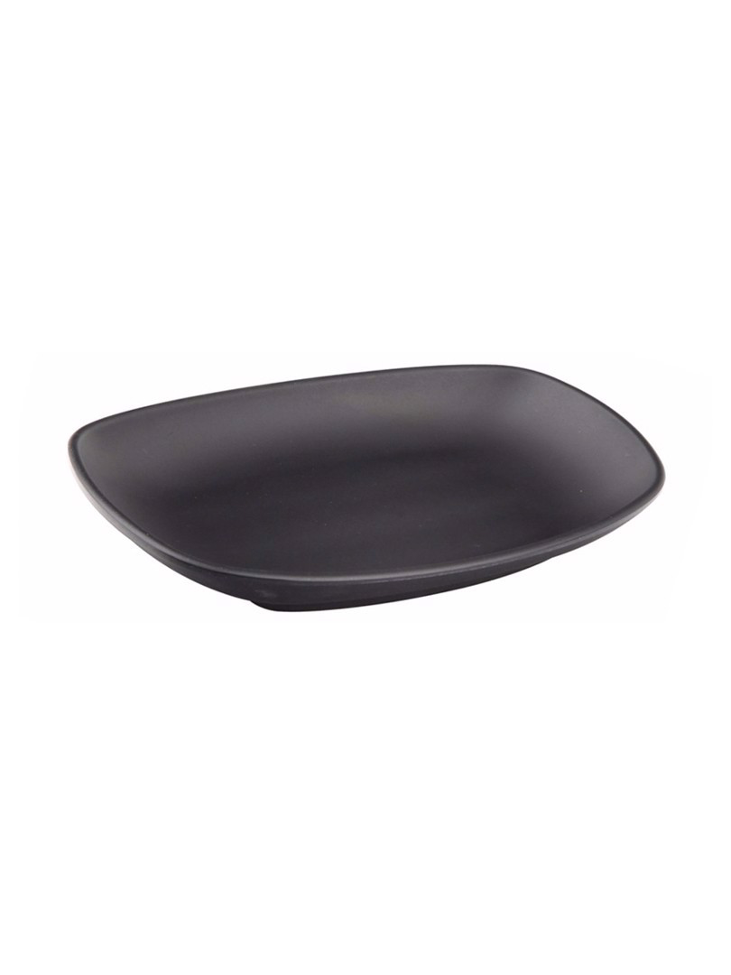 Dĩa dài melamin KORMEL 237x148mm màu đen  E10702.B