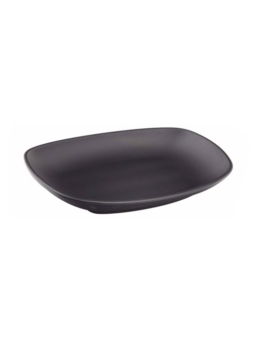 Dĩa dài melamin KORMEL 237x148mm màu đen  E10702.B
