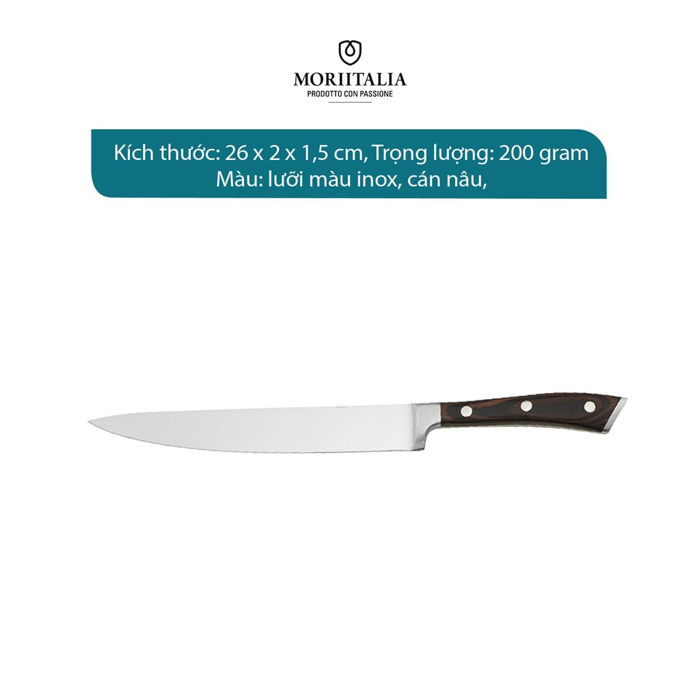 Dao đa năng Delaware siêu bén không gỉ Moriitalia 3000419