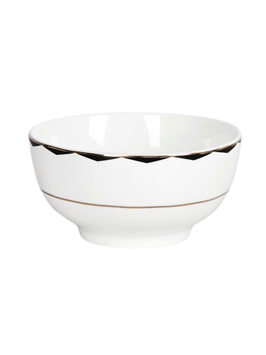 Chén Cơm Sứ Xương Viền Vàng Moriitalia 11.5cm - 017107