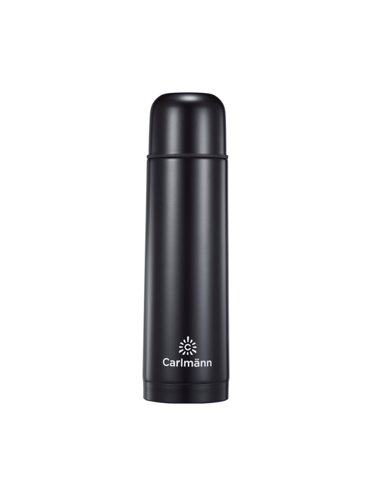 Bình Giữ Nhiệt Inox Carlmann 500ml màu đen-BES551-BLA