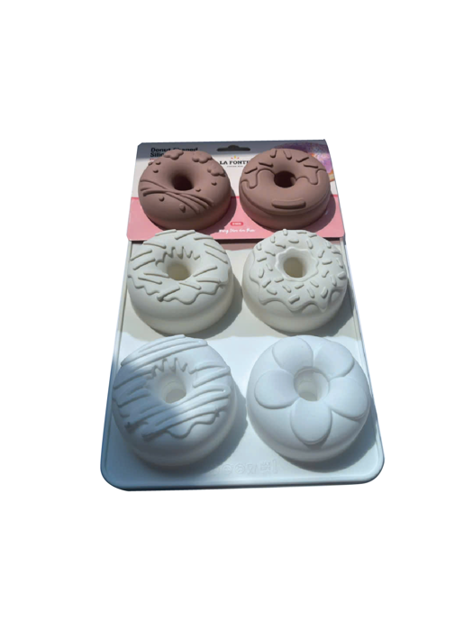 Khuôn silicone La Fonte hình bánh donut - 015035
