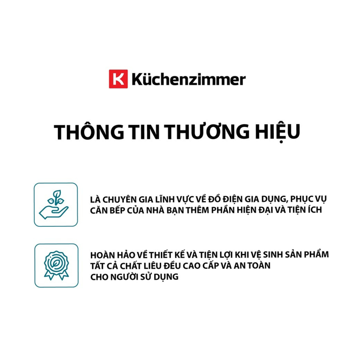Ấm Đun Nước Kuchenzimmer 1.7 lít nấu siêu tốc đa năng màu đen - 3000235