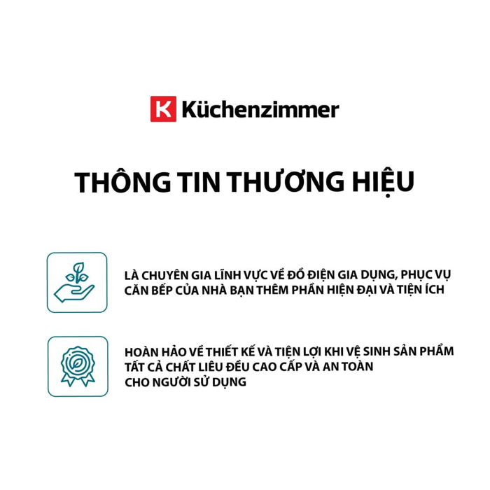 Ấm Đun Nước Kuchenzimmer siêu tốc đa năng chính hãng Moriitalia 3000198