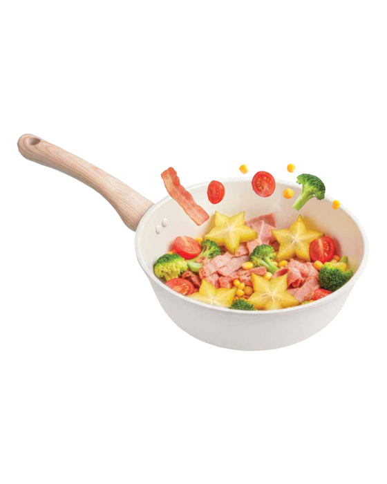 Chảo Sâu Lòng Chống Dính Carbon Delaware 21.5cm - 000994