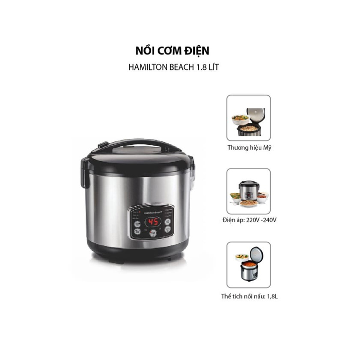 Nồi cơm điện Hamilton Beach 37541-IN