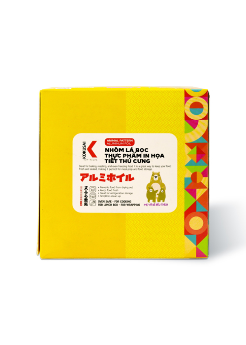 Nhôm lá bọc thực phẩm in họa tiết thú cưng KOKUSAI 12.7 cm x 27.9 cm - MNTP59011204