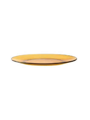 Đĩa thuỷ tinh tráng miệng Duralex Lys Vermeil 19cm màu đỏ amber - 3008DF06C1111
