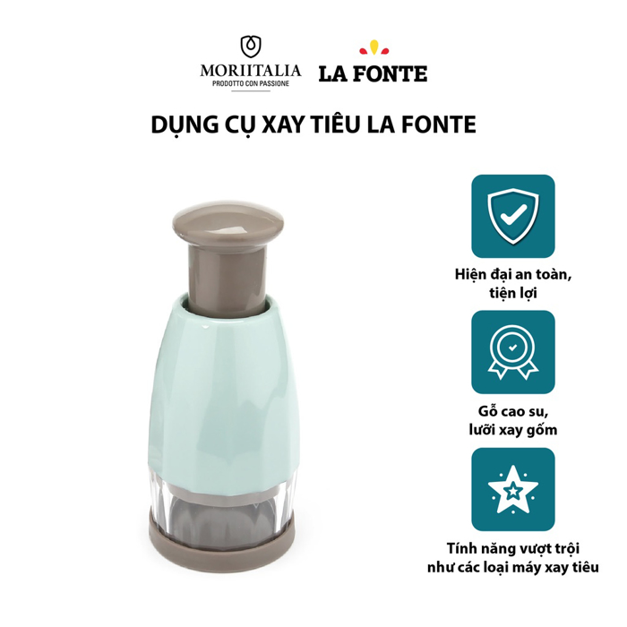 Dụng cụ cắt tỏi La Fonte dễ dàng cầm tay, tiện dụng Moriitalia 006576