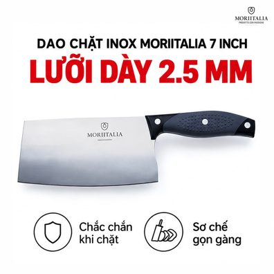 Dao Chặt Moriitalia 2.5mm – Chất Liệu Inox Cao Cấp