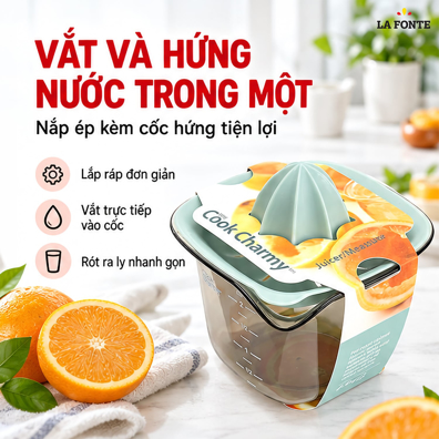 Dụng Cụ Vắt Cam La Fonte – Ép Nhanh Gọn