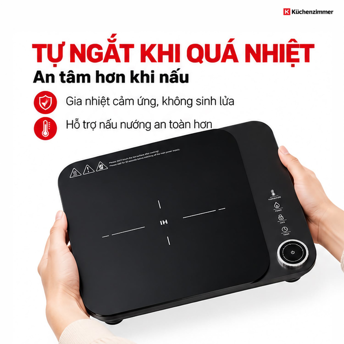 Bếp Từ Đa Năng Kuchenzimmer – An Toàn Với Tính Năng Tự Ngắt