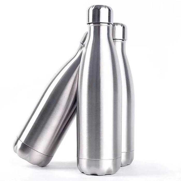 Bình giữ nhiệt La Fonte 012324 Aura 500ml và 012362 750ml - Thép không gỉ (SUS304), Chính hãng MORIITALIA