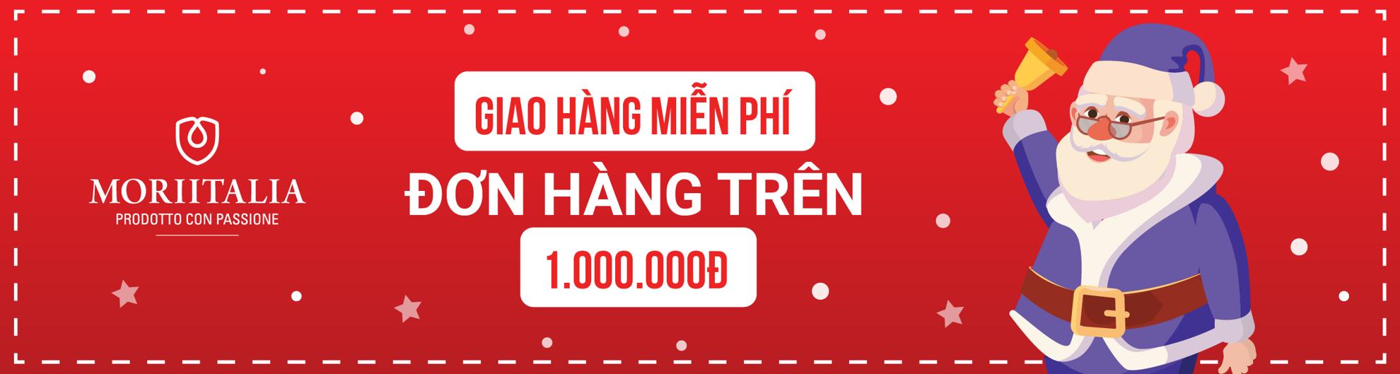 Free Ship Đơn Hàng trên 1 triệu đồng: Thoải mái mua hàng không lo phí ship