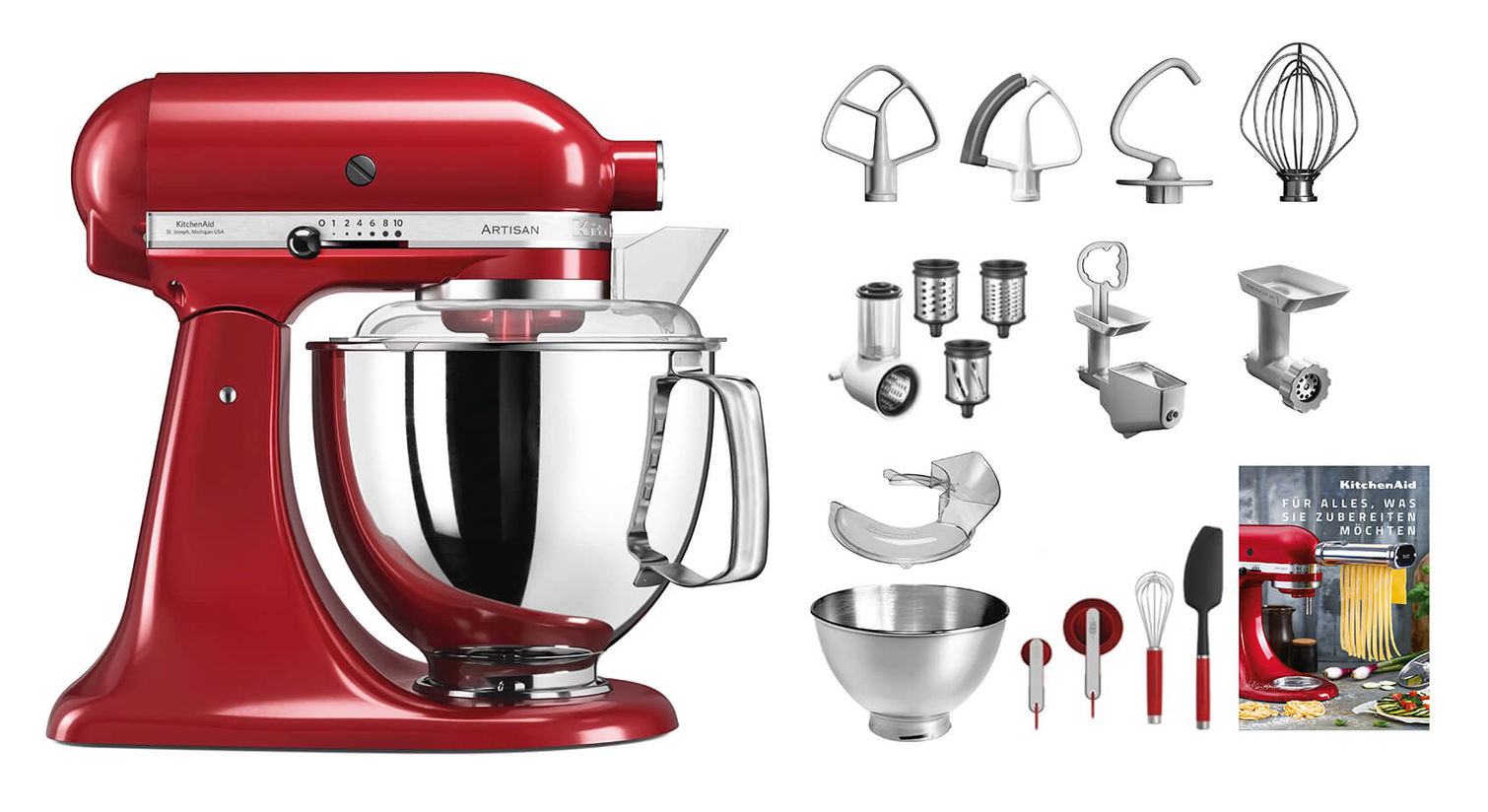 Các loại phụ kiện máy trộn KitchenAid  mà bà nội trợ nào cũng mê